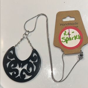 Handmade Black Necklace